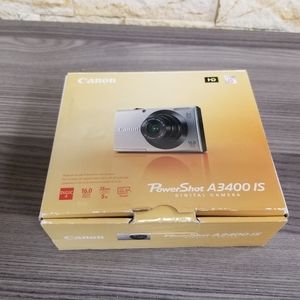 Canon Powershot A3400 Is Red Digital Camera